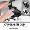 For Car Sun Visor Eyeglasses Box Sunglasses Clip Card Ticket Holder Accessories Grand Cherokee Wrangler JK Gladiator