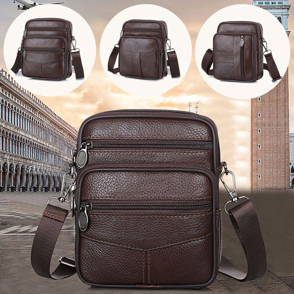 

Мужская подростковая дорожная коричневая офисная сумка через плечо, сумка через плечо, боковая сумка, сумки