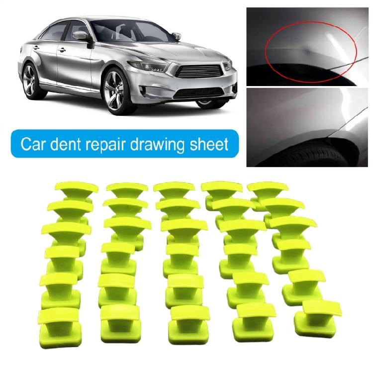 30Pcs Pullers Tabs Paint Dent Repair Tabs Glues Pulling Tabs Kit for Small Dent Car Dent Removal Kit