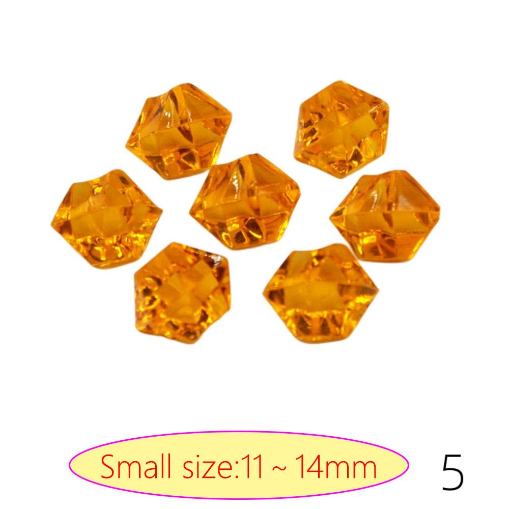 Acrylic Diamond Crystal Ice Rock Stones Vase Gems Confetti Table Scatter Beads Wedding Party Home Decor 100pcs 19 Color 11x14MM
