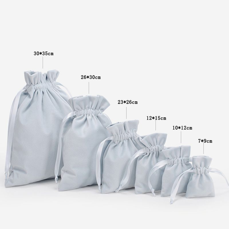 Premium Velvet Jewelry Pouches Set Soft Drawstring Bags for Necklaces, Rings&Earrings Storage, Multi-Color Gift Pouch Collection