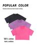 Trendy Loose-Fit Crop Top for Plus-Size - Short-Sleeved Sports T-Shirt