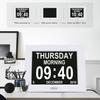 8 Inch Digital Calendar Day Clock Auto Dimmable Electronic Digital Clock with Large Screen Digits