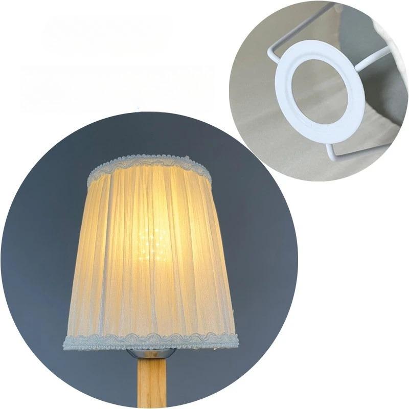 E14/E27/Clamp Fabric Lamp Shade Lighting Accessories for Home Office Decor Hotel Bedroom Bedside Floor Lamp Shell Cover