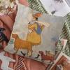 Sam Toft Art Abstract Landscape Pillow Cover for Bedroom Room and Living Room Sofa Decorative Cushion Cover
