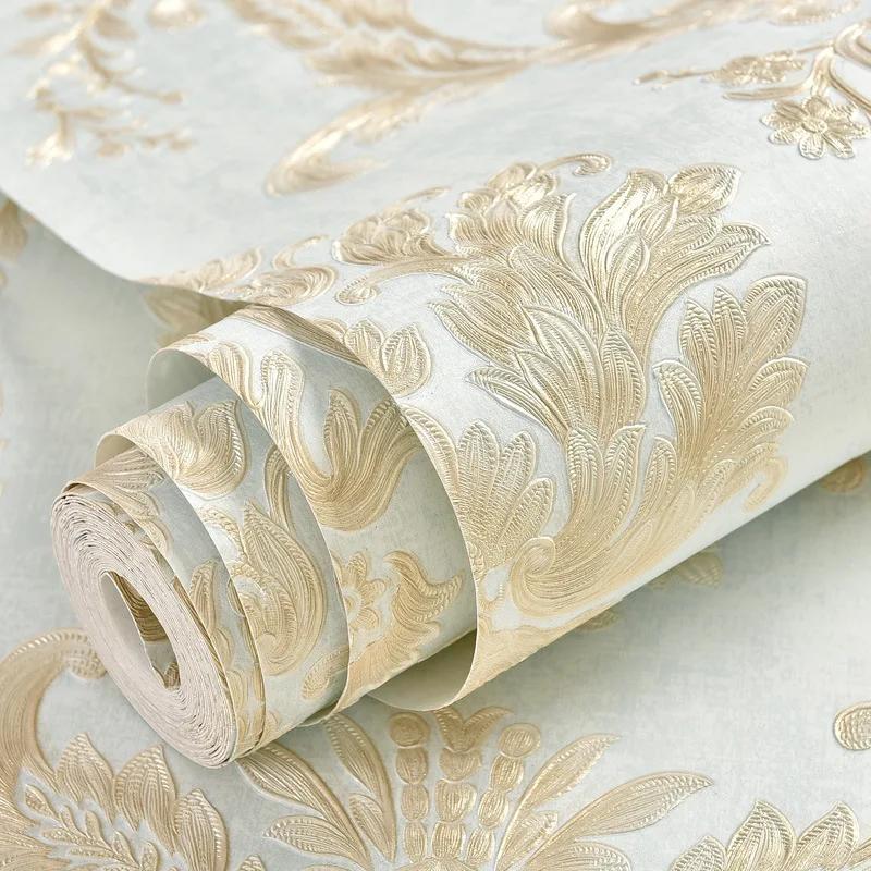 

Европейский стиль пасторальные 3D самоклеящиеся обои декор спальни Наклейки на стены Гостиная 3D стена для ТВ фона Обои для комнаты 3m x 53cm