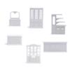 1:50 Scale Model Materials: Sand Table, DIY Indoor Furniture, Wardrobe, Bedside Table, Bookshelf, Wine Cabinet