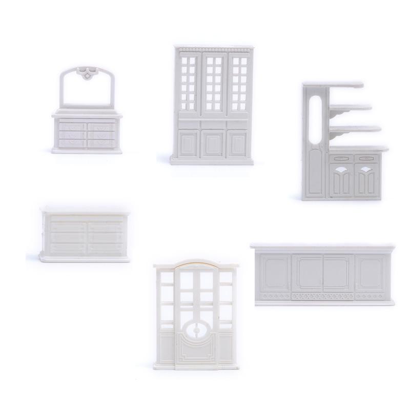 1:50 Scale Model Materials: Sand Table, DIY Indoor Furniture, Wardrobe, Bedside Table, Bookshelf, Wine Cabinet