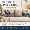 Nordic Summer Woman Art Pillow Case 2D Flat Printed Peach Skin Cushion Cover Ocean Waves Decorative Throw Pillowcase For Sofa