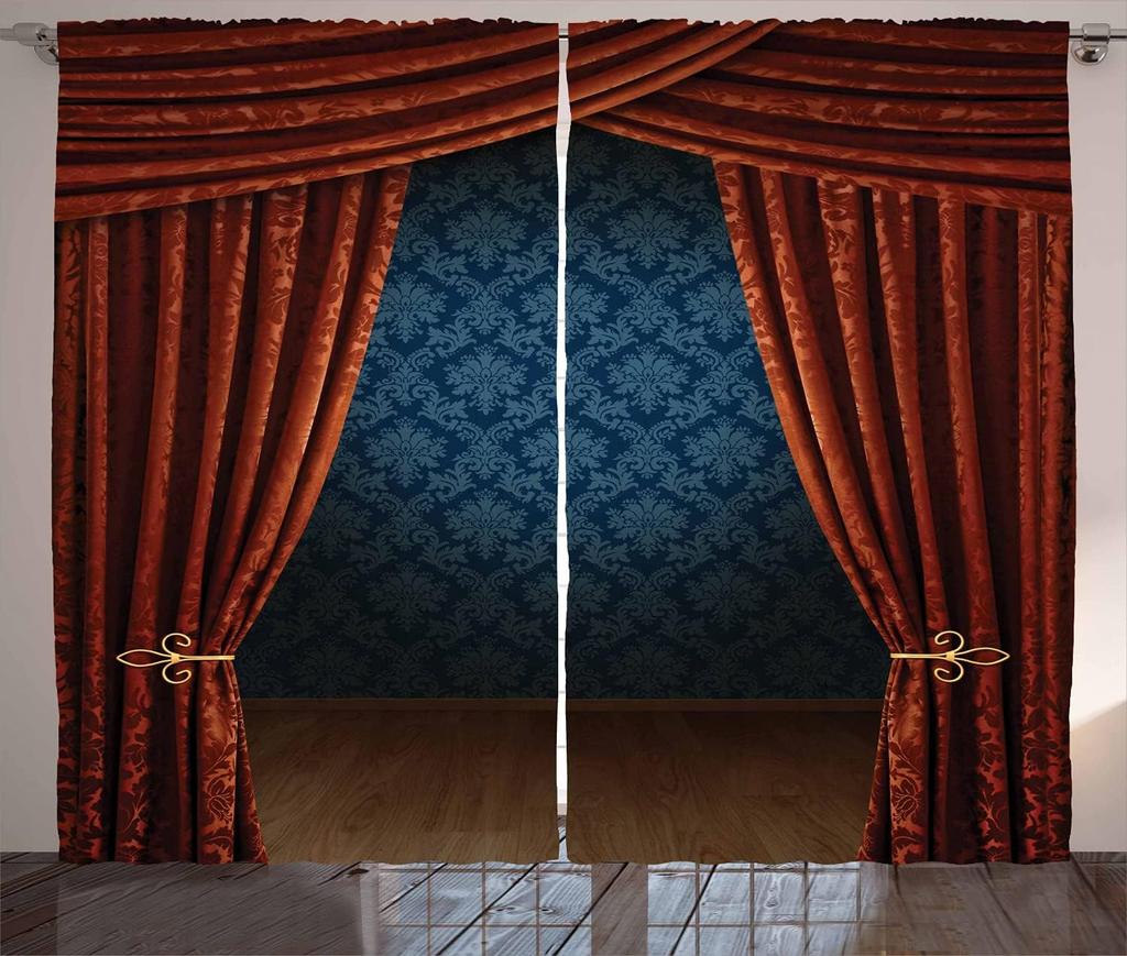 Medieval Stylish Chapel Curtains, Living Room Decoration, Palace Window Curtains for Kitchen, Modern Home Drapery