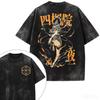 Bleach Yoruichi Shihoin Maglietta Grafica Lavata Vintage Uomo Donna Stampa Artistica Anime Manica Corta Unisex Manga Streetwear Top