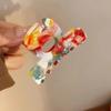 Acetate Colorful Shark Clip Small Hairpin New Ponytail Holder  Women