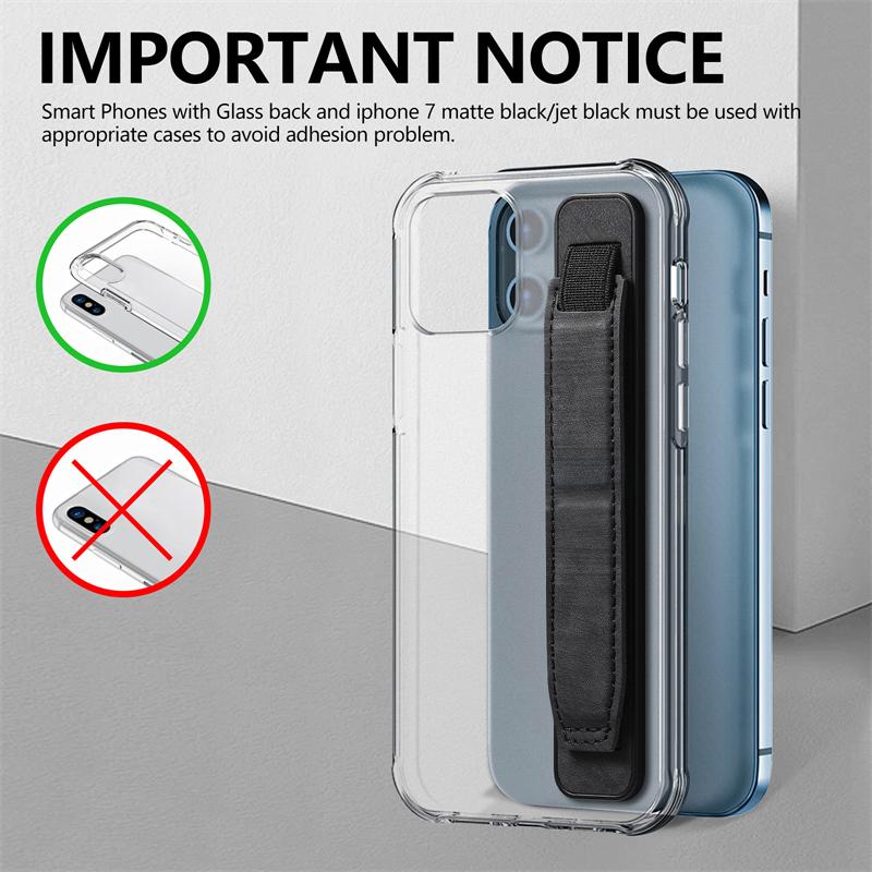 Portable Hand Wrist Band Stand Finger Ring Grip Phone Holder Strap for IPhone Samsung Push Pull Kickstand Charms Cordon Movil