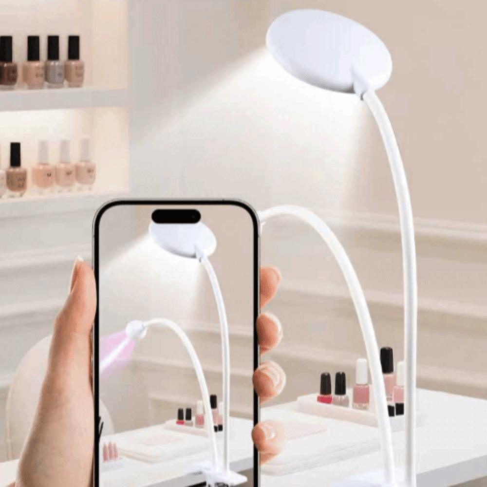 USB Clip Lamp Gooseneck Nail Lamp Nightlight UV Curable Violet Lamp LED Table Lamp  Desk