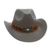 Premium Sunscreen Top Hat, Simple Stage Performance Hat, Sunshade Mountaineering Cowboy Hat