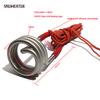 SNDHEATER 220V/380V Electric Circular Water Distilling Heater 2.5KW/3KW/4.5KW Spiral Boiling Heating Element 80*140mm for Bucket