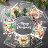 100 Pack Christmas Self-Adhesive Candy Bags: Five-in-One Design for Holiday Party Gifts
