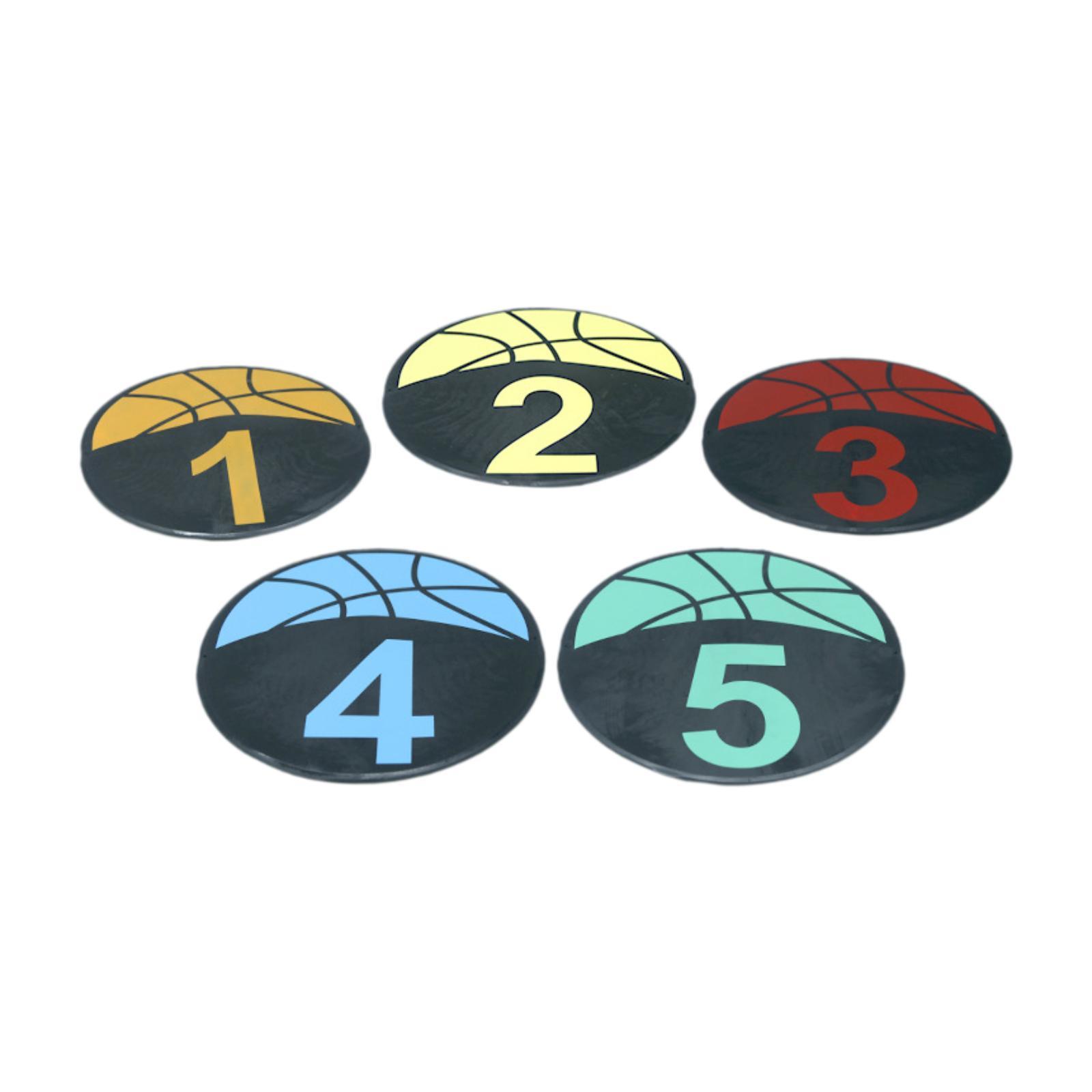

Basketball Spot Markers Soccer Training Mats Exercise Equipment Nonslip Sports Flexibility Gym PVC Footstep Mats Discs