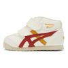 Onitsuka Tiger Mexico 66 Shock Absorbing Non-Slip Wear-Resistant Mid-Top Sports Casual Shoes Baby Sneakers Beige Red 1184A133-103