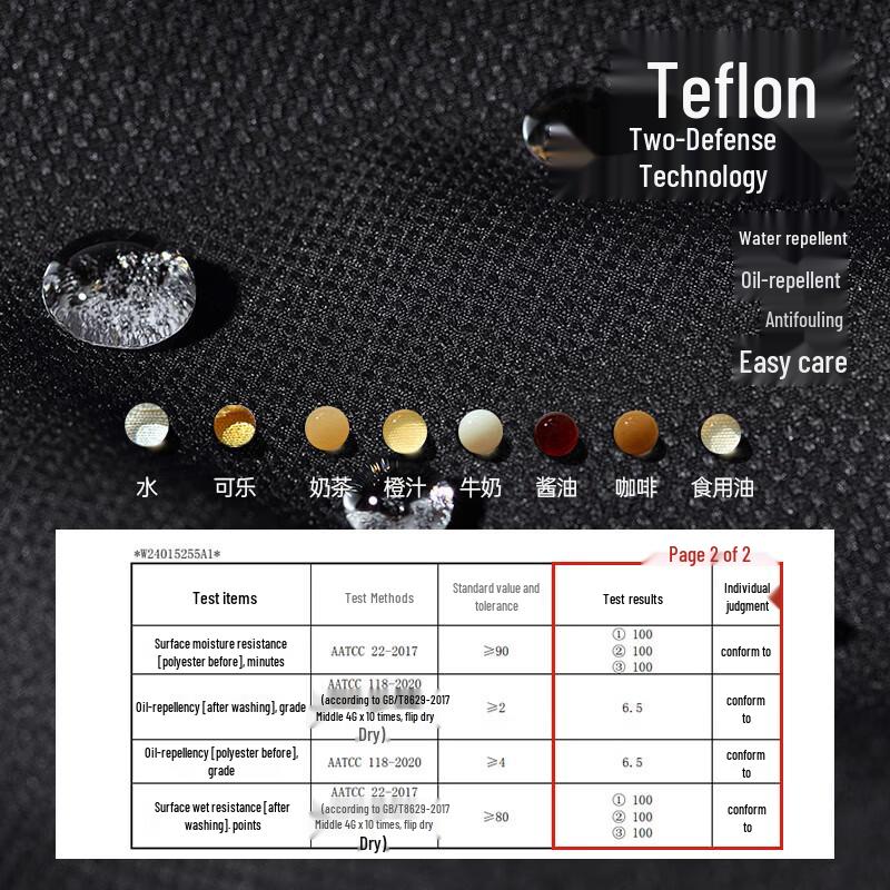 Qipilang Men's Mid-Length Casual Teflon Trench Coat