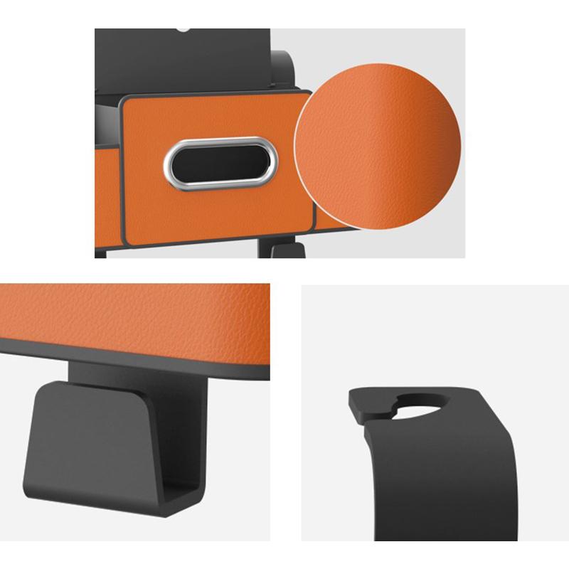 Organizer na tylne siedzenie samochodu, schowek na oparcie siedzenia samochodu z pudełkiem na chusteczki, 2 uchwyty na kubki, haczyki na zagłówki, niezbędne rzeczy w samochodzie, wielofunkcyjny organizer samochodowy