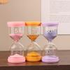1Pc 3/5/10/15/30 Minutes Colorful Sandglass Children Kid Gift Toy Sand Timer Hour Glass Home Decoration Sand Clock