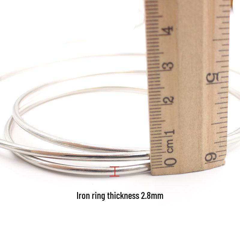 DIY Silver-Plated Iron Rings for Dream Catchers and Wedding Crafts