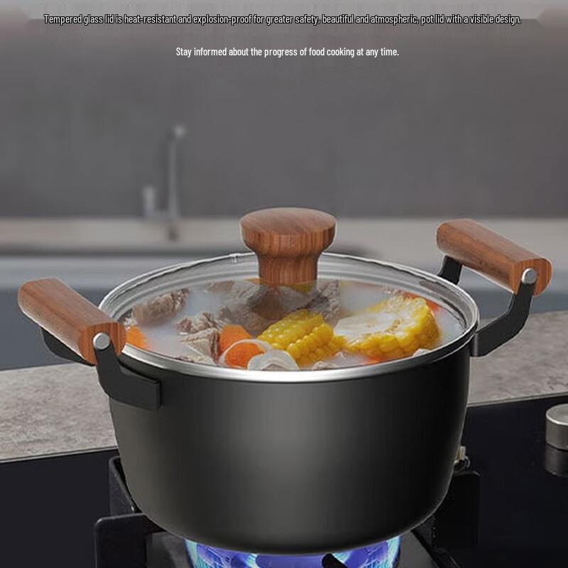 Kobach Titanium Non-stick Wok & Soup Pot Set