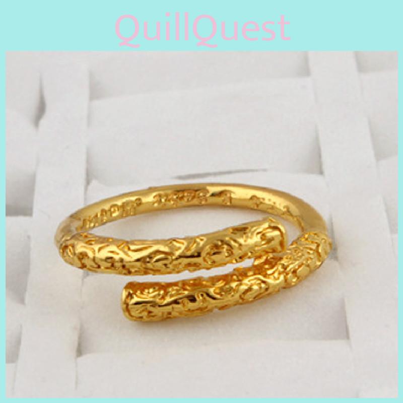 Artistic Copper Ring Celebrating The Legendary Golden Staff Design Suitable For Any Gender
