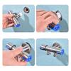 Dual Control Dual Use 3 Way Shower Water Diverter Valve Faucet Filling Angle Valves Washing Machine Bathroom Toilet Accessories