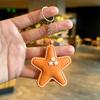 Versatile Five-pointed Star Keychain Leather Pendant Keychain Bag Pendant