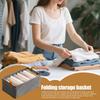 Clothes Organizer Closet Clothes Organizer with Handle Steel Frame Fabric Drawers Organization Stackable Basket Containers