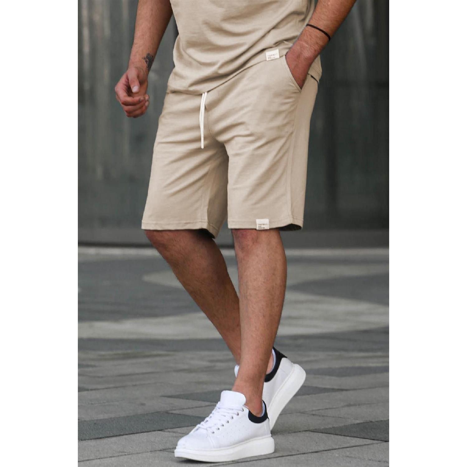 

Stone Color Basic Men s Shorts 6501 2XL