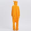 Kangaroo Pajamas Animal Onesies Kigurumi Jumpsuit Set with Slippers Unisex Costume Sleepwear Adult Women Men Winter Suit