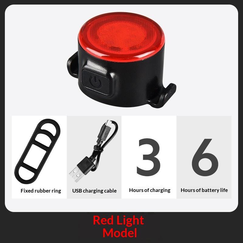Front Rear Bicycle Lamp Led Highlight Riding Taillight Bicycle Light Rechargeable Bike Light Mini Night Safety Warning Taillight