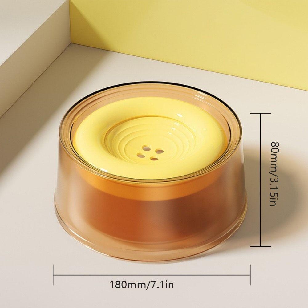 Non-Slip Base Dog Drinking Bowl Large Capacity Cat Bowl Pet Floating Water Bowl  Pet Accessories