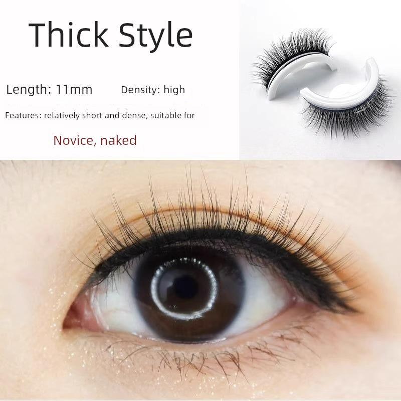 

False Eyelashes Are Self-Adhesive, Reusable, Glue-Free, and Do Not Require Magnetic Attachment. Lazy Eyelashes Are Naturally Thick and Realistic [Pack of 3] Thick Style A15