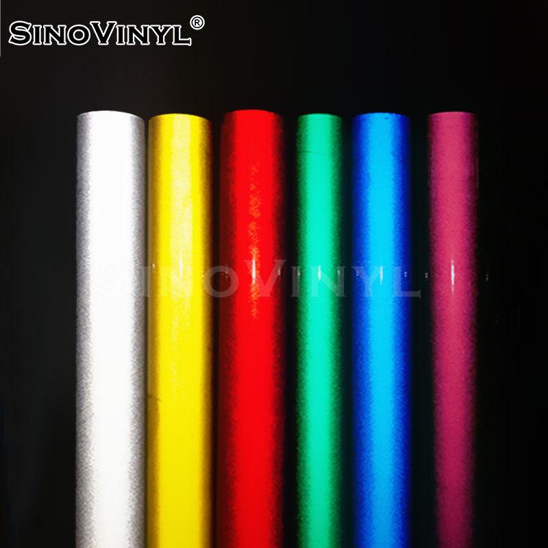 PET Transparent Reflective Film: Luminous Traffic Car Decal, Engravable Sticker for Enhanced Night Visibility