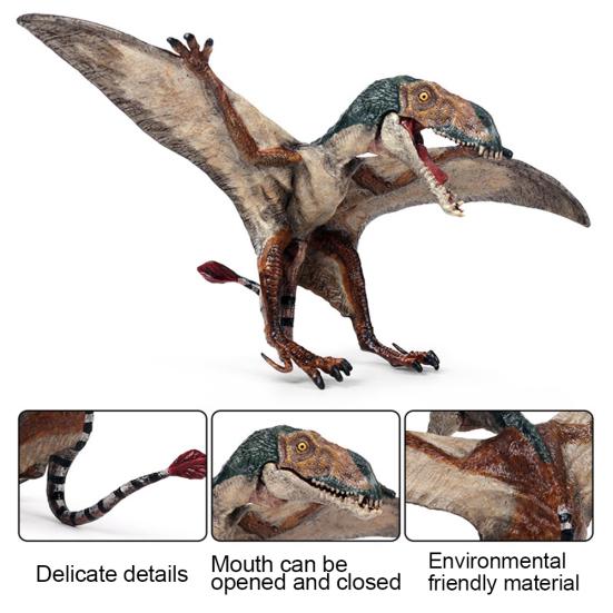 Realistic Pterodactyl Dinosaur Action Figurine Model Desktop Decor Kids Toy Gift