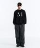 Mucent Big Logo Loose Fit Long Sleeve Sweatshirt (3 Colors)