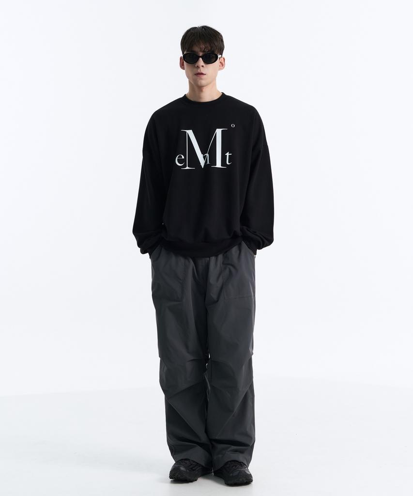 Mucent Big Logo Loose Fit Long Sleeve Sweatshirt (3 Colors)