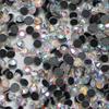 White AB Flatback DMC Hotfix Rhinestone Bag for DIY Hair Clips & Clothing