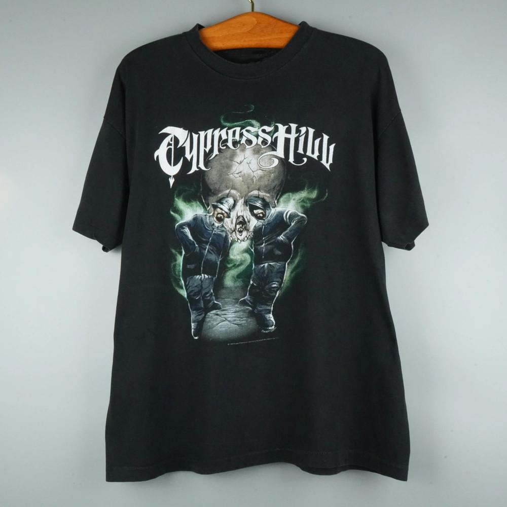Vtg Cypress Hill Band Music Tour Cotton Black Full Size Unisex Shirt Unisex T-Shirt XXL