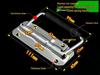 304 Stainless Steel Spring Loaded Folding Handle for Wooden Toolbox