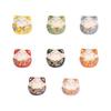 Beads Lucky Cat Figure Mini Figurine Set of 8 Cute Mini Cat Good Luck Lucky Cat Lucky Charm Decoration Micro Landscape Inviting Fortune Garden
