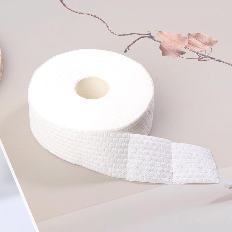 1000Pcs/Roll Thin Nail Remover Cotton Disposable Lint-Free Soak Wipe Cotton Gel Polish Remove Nail Art Cleaning Pad