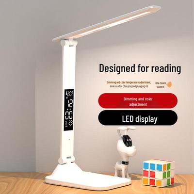 LED Folding Eye-Protection Desk Lamp for Study, Dorm, and Bedroom