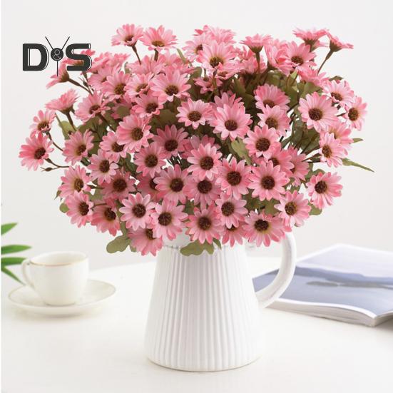 1/2Pcs Simulated Flower Arrangement Low Maintenance Realistic Artificial Flower Home Garden Indoor Outdoor Decor