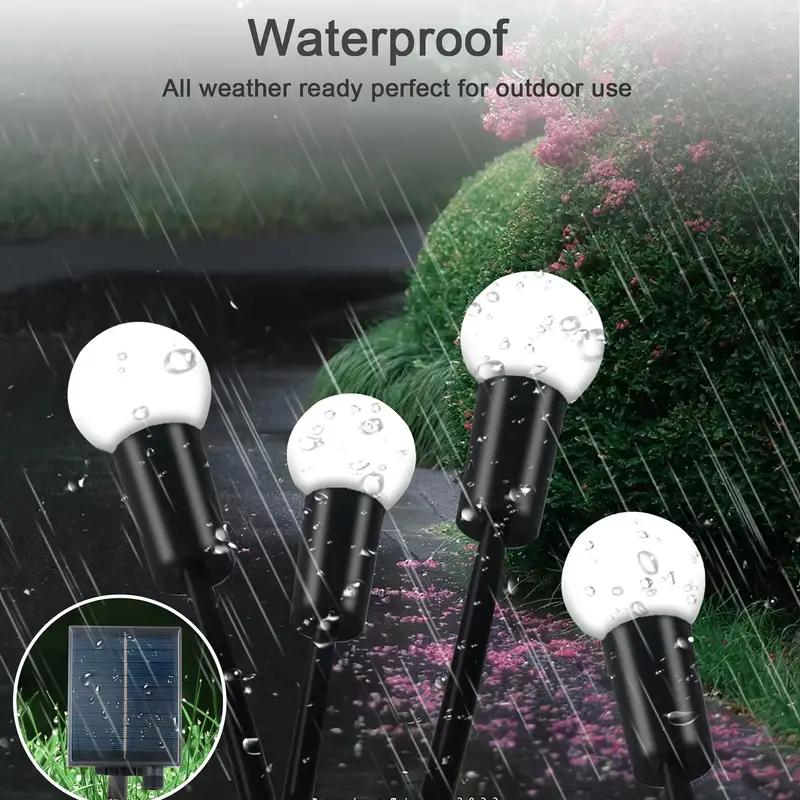 4Pcs 24LED Solar Firefly Lights Waterproof Outdoor Garden Decoration Landscape Lights Lawn Light Suitable for Festive Decoration