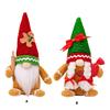 Handmade Christmas Gingerbreads Gnomes Christmas Gingerbreads Man Gnomes Plush Collection Holiday Ornament Decors